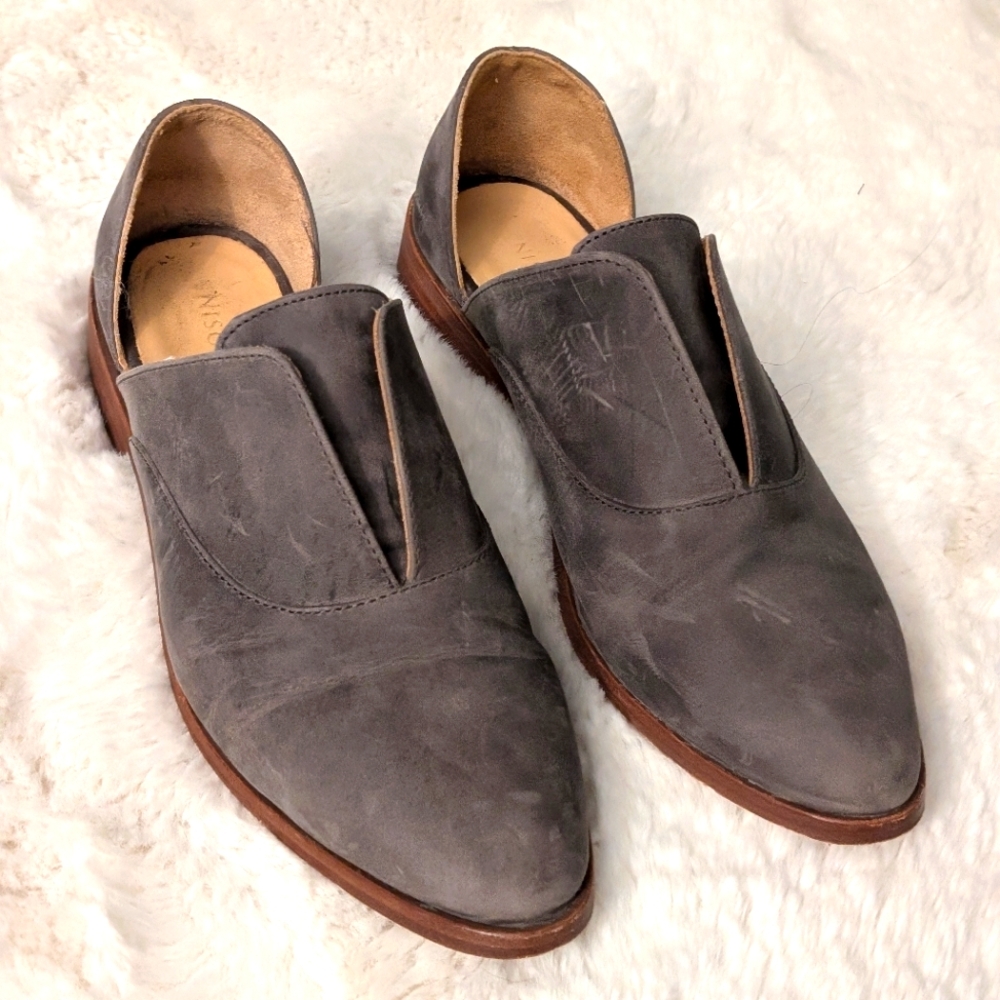 Beautiful Smokey gray Emma D'orsay Oxfords by Nisolo